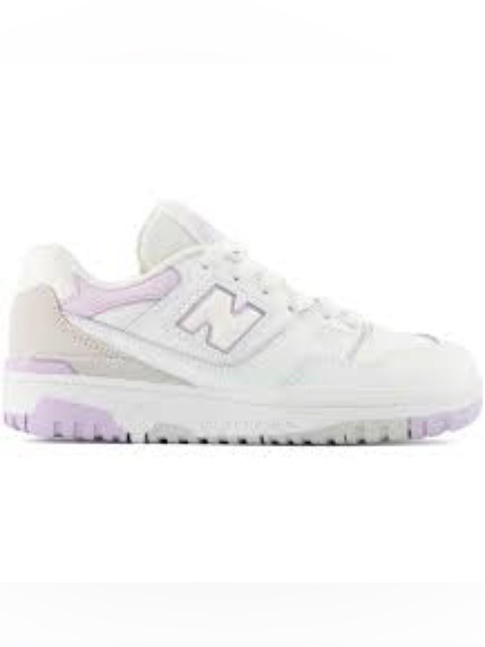 New Balance White & Lilac 550 Sneakers kids size 11